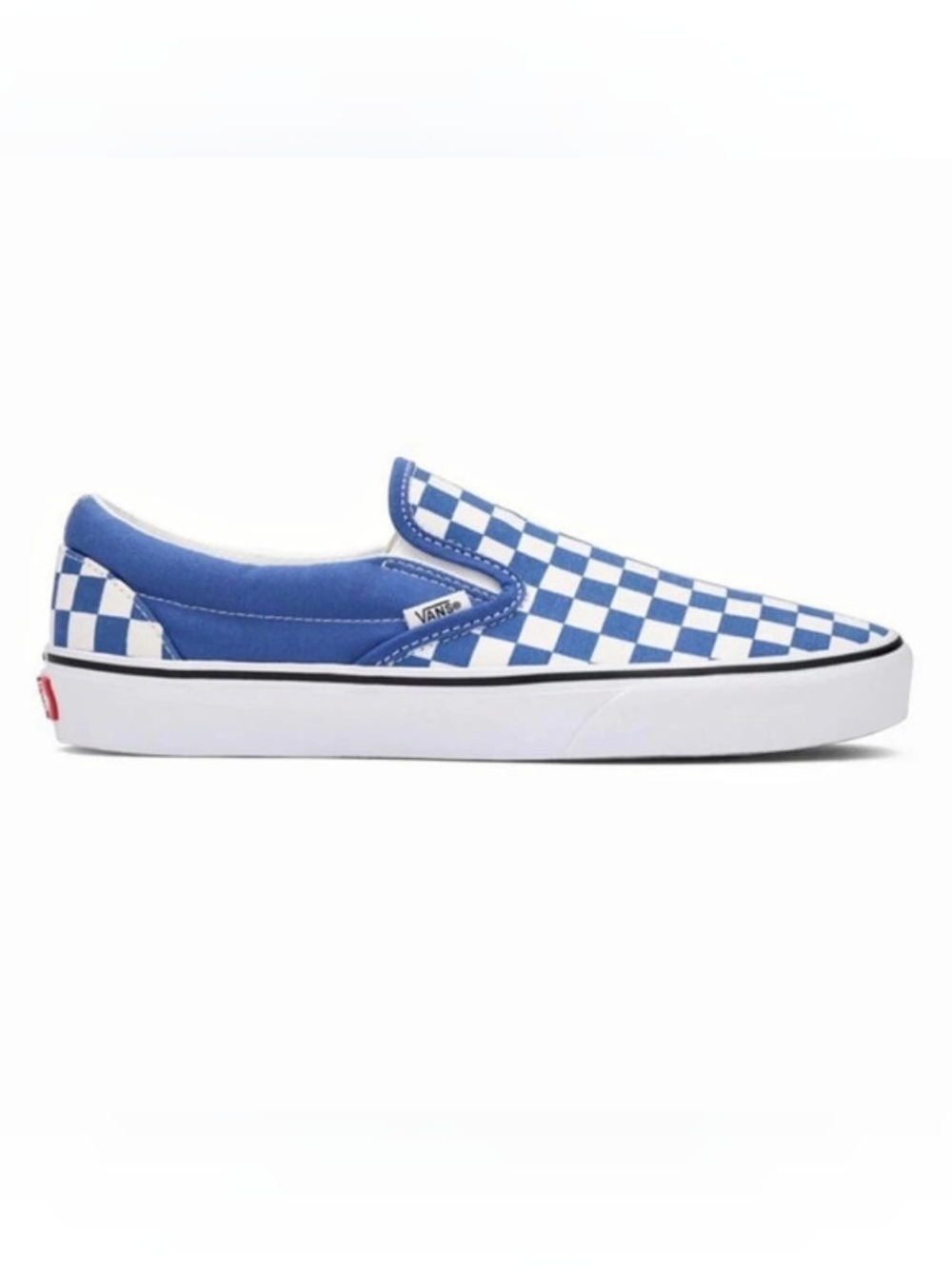Vans Classic Slip-On Checkerboard Sneakers Blue & White